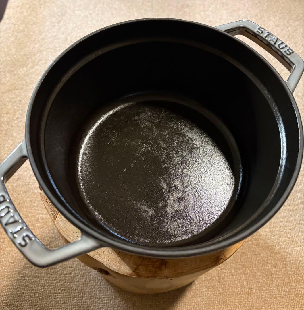 STAUB ストウブ ピコ ココット ラウンド グレー 20cm