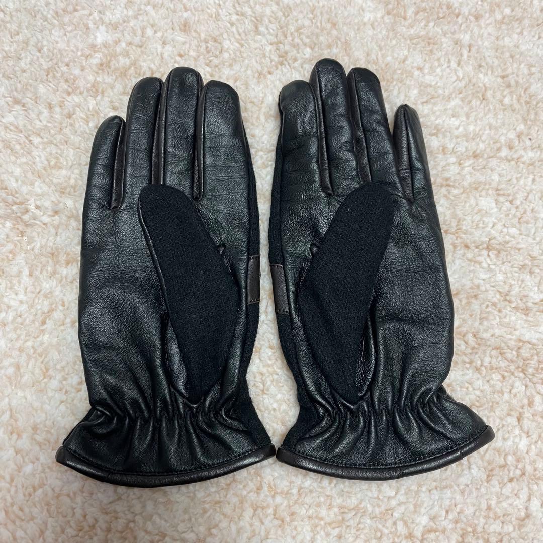 そ*木様 VivienneWestwoodレザー手袋　黒　メンズ