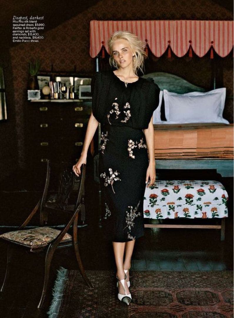 希少／入手困難　miumiu fw2011 フラワースパンコールドレス