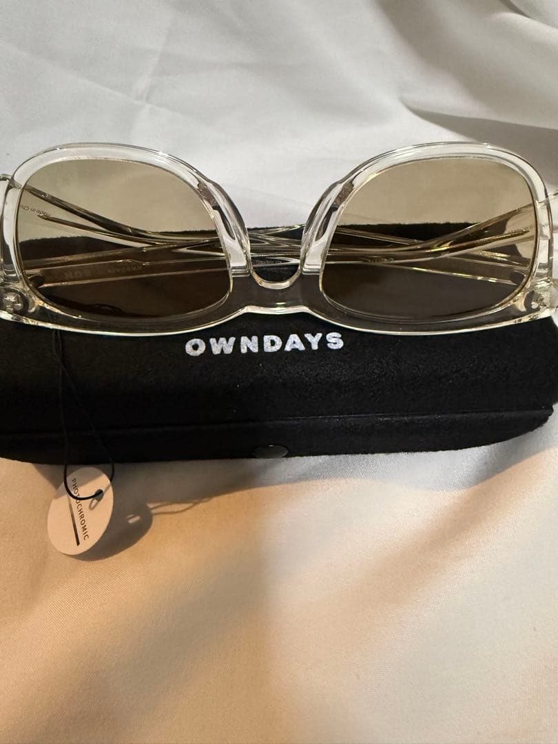OWNDAYS 調光サングラス クリアイエロー 木村拓哉 同型同色モデルC4
