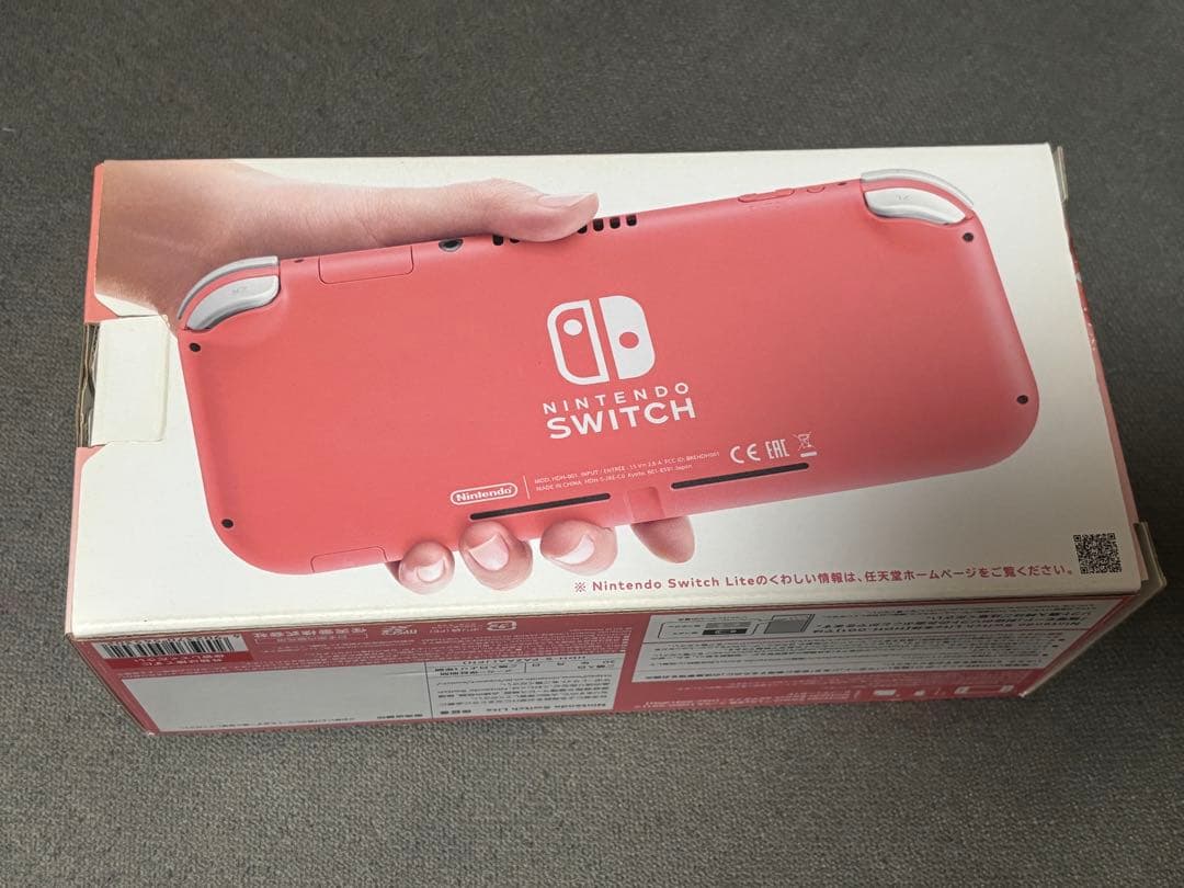 Nintendo Switch Lite ピンク 本体 充電ケーブル付き