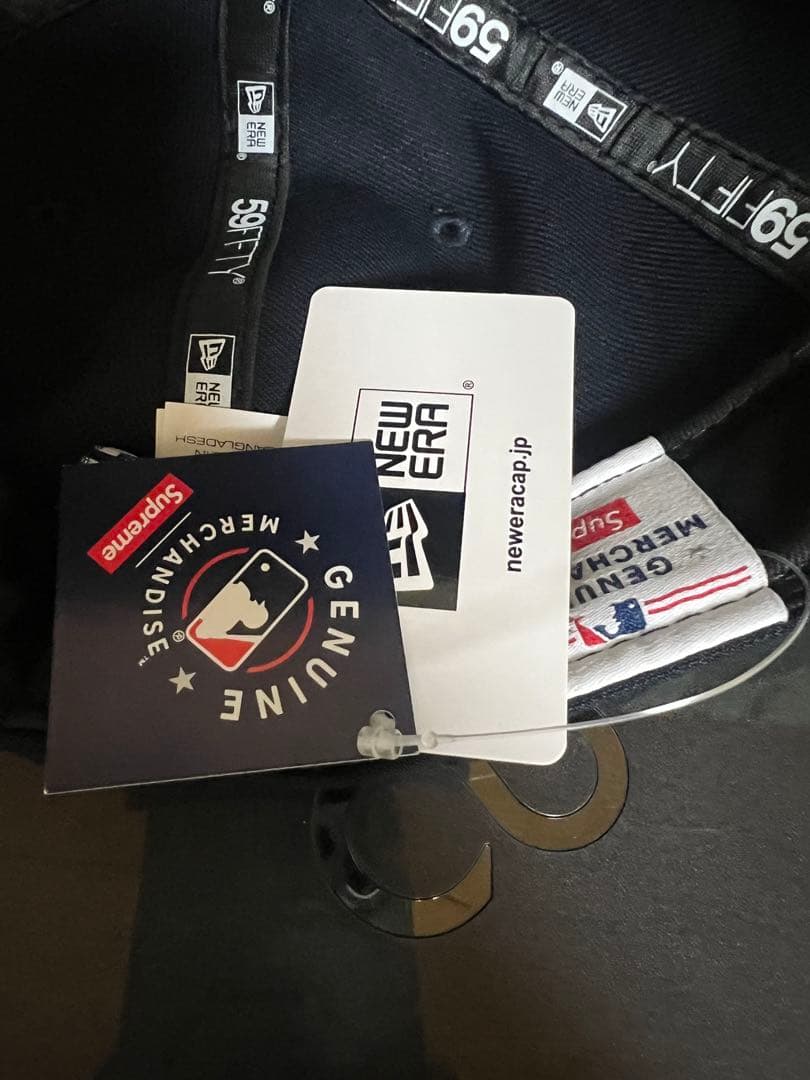 supreme×newera 24ss Box Logo ネイビー 71/2