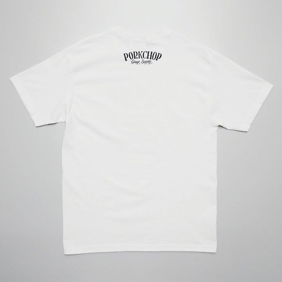 L　WH PORKCHOP PORK FRONT TEE 木村拓哉