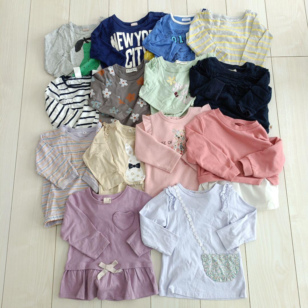 春　秋　子供服セット トップス14点 ボトムス22点