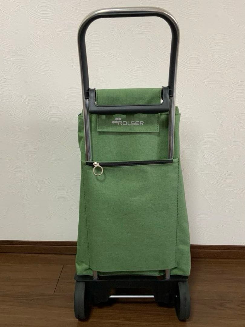 ROLSER ベビージョイ　ツイードグリーン 静音　軽量　キャリーカート