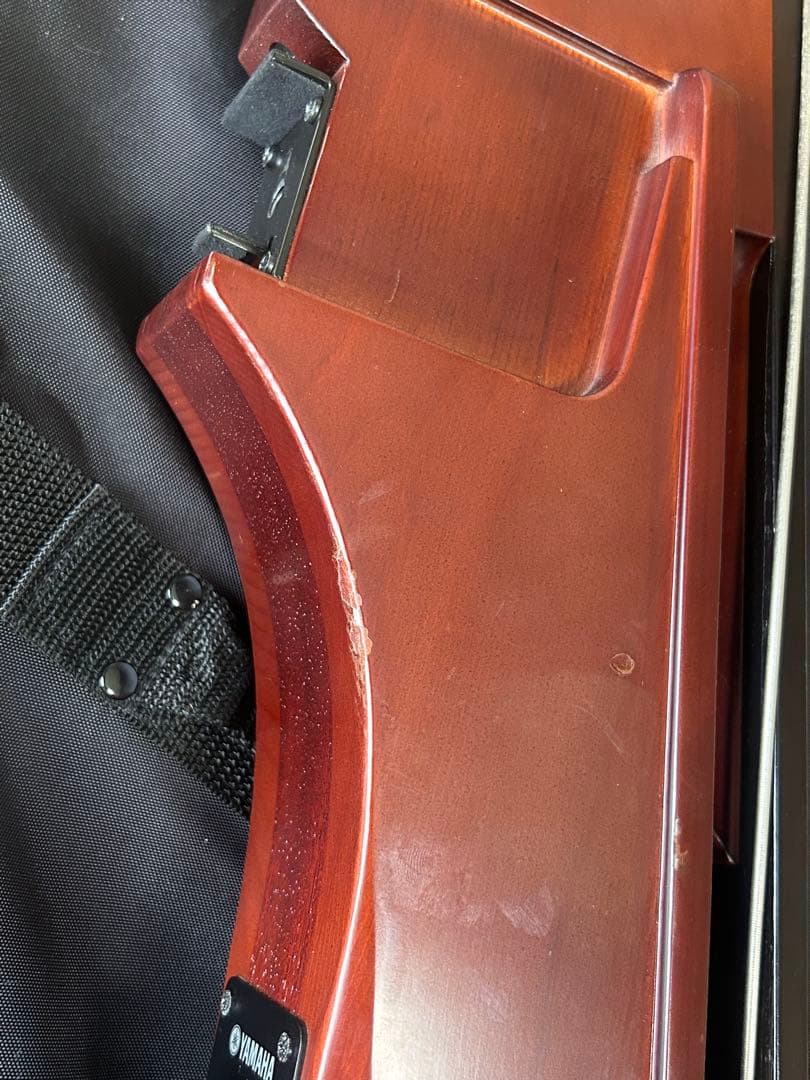 YAMAHA SILENT Bass SLB100 本体＋専用ケース+膝当て付