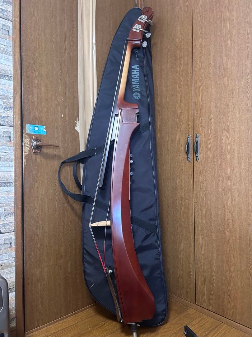 YAMAHA SILENT Bass SLB100 本体＋専用ケース+膝当て付