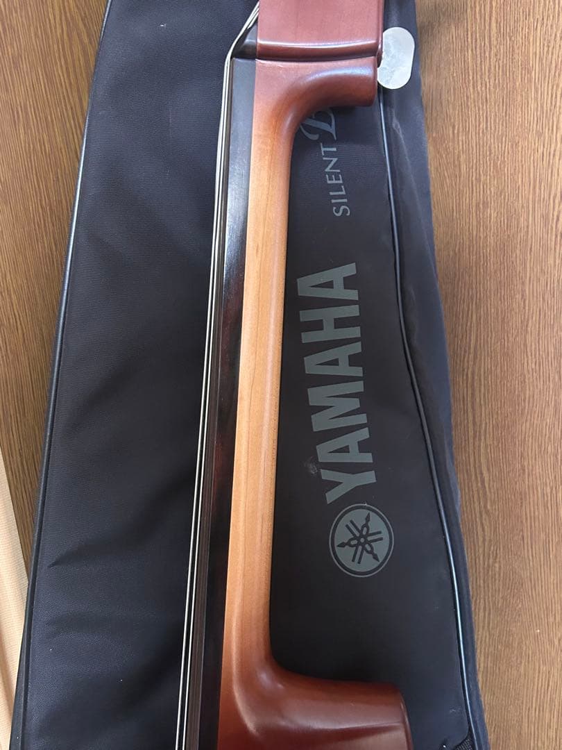 YAMAHA SILENT Bass SLB100 本体＋専用ケース+膝当て付