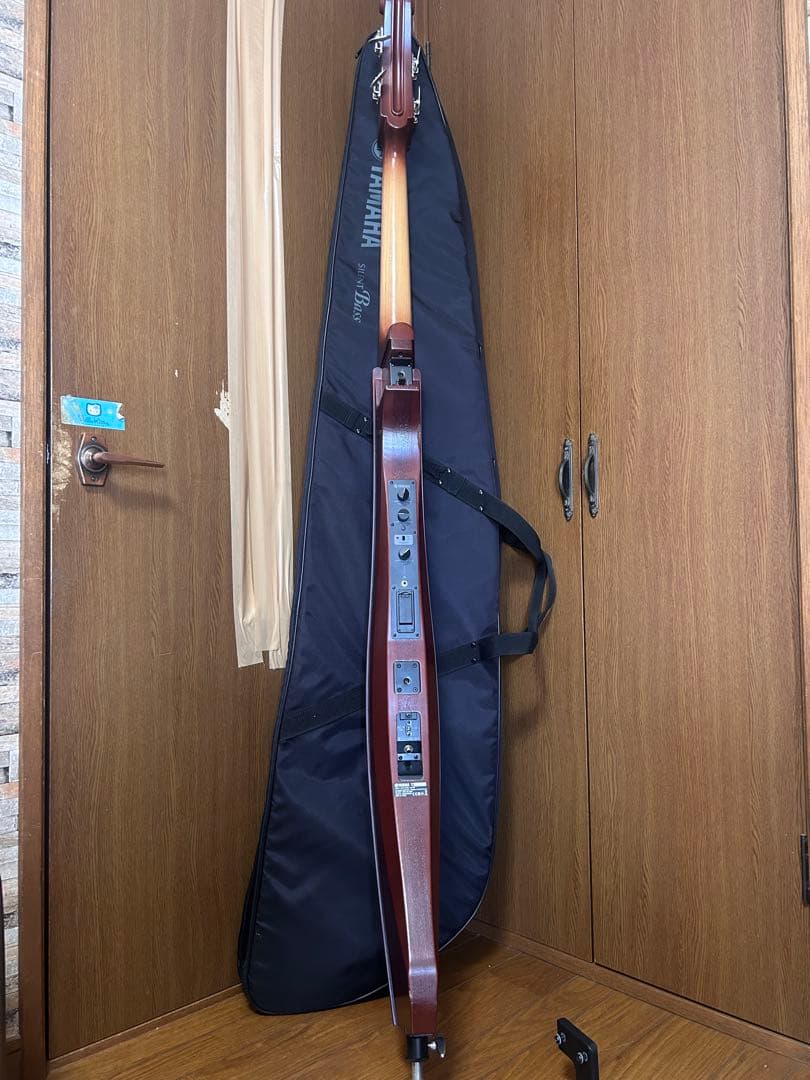 YAMAHA SILENT Bass SLB100 本体＋専用ケース+膝当て付