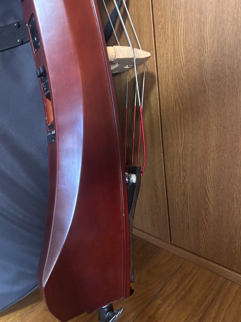 YAMAHA SILENT Bass SLB100 本体＋専用ケース+膝当て付