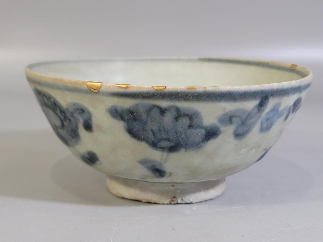中国美術 青花 碗 時代物 DT479