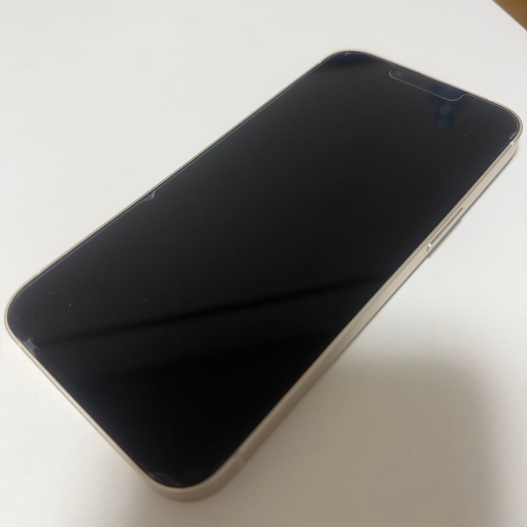 iPhone13 128GB ホワイト SIMフリー 美品 バッテリー80%