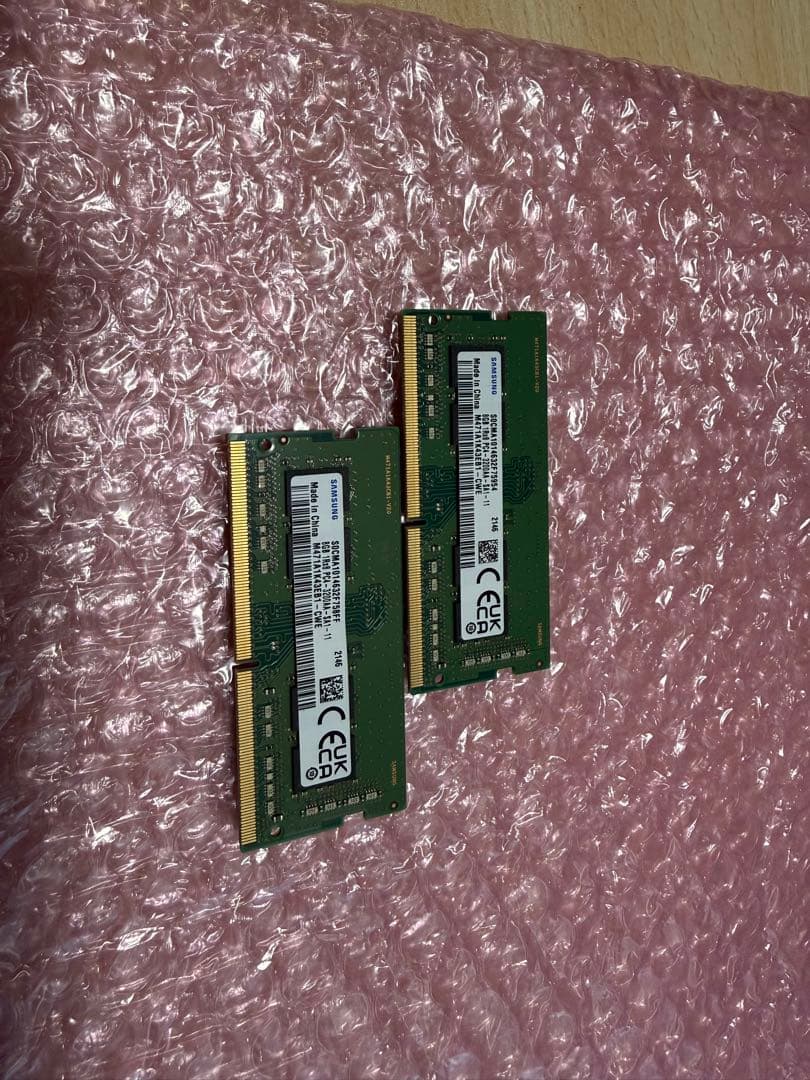 N*n様 Samsung DDR4 SO-DIMMメモリー 16GB (8GB×