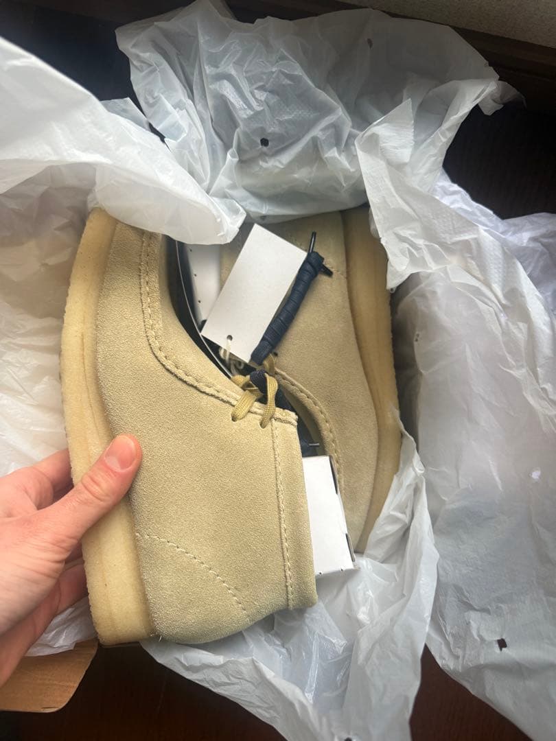 靴 Clarks Originals Wallabe Maple Suede