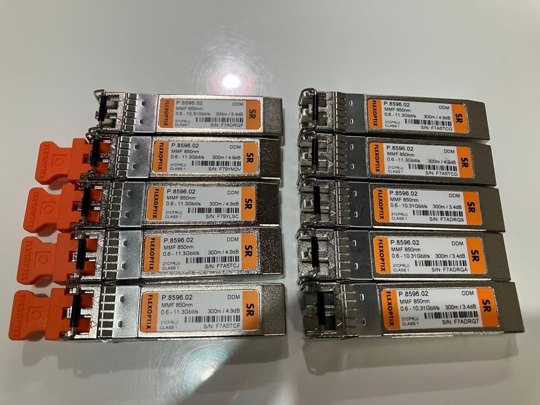 s*e様 SFP+光トランシーバセット 100個