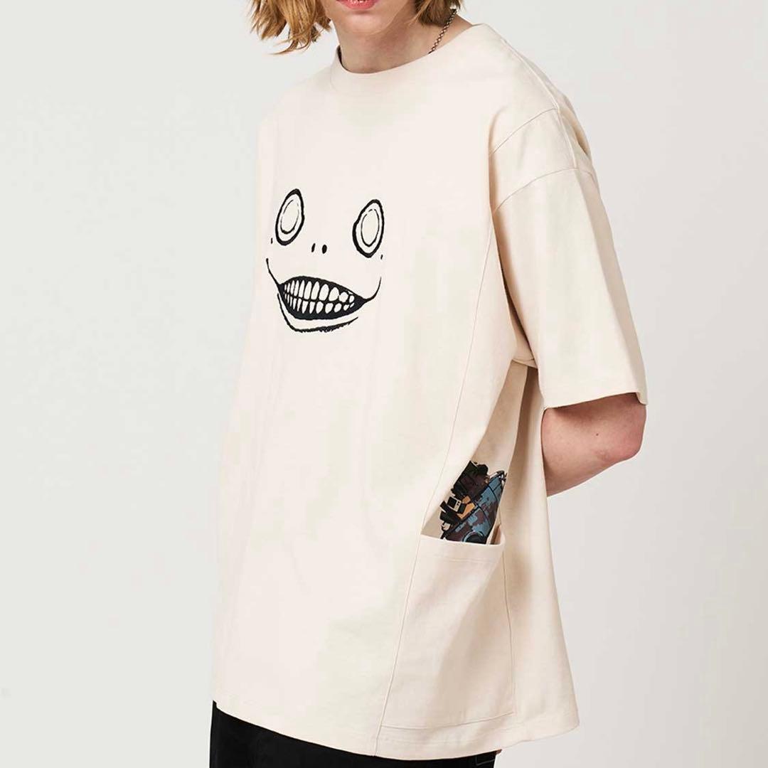 ニーア オートマタ グラニフ　エミール　ビッグシルエットTシャツ　S