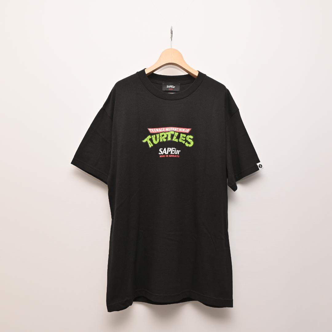 J*M様 SAPEur サプール タートルズ Tシャツ L ブラック 黒 半袖