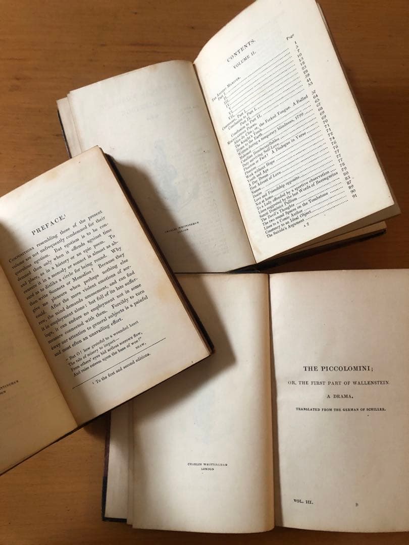 THE POETICAL WORKS OF S.T.COLERIDGE  3冊組