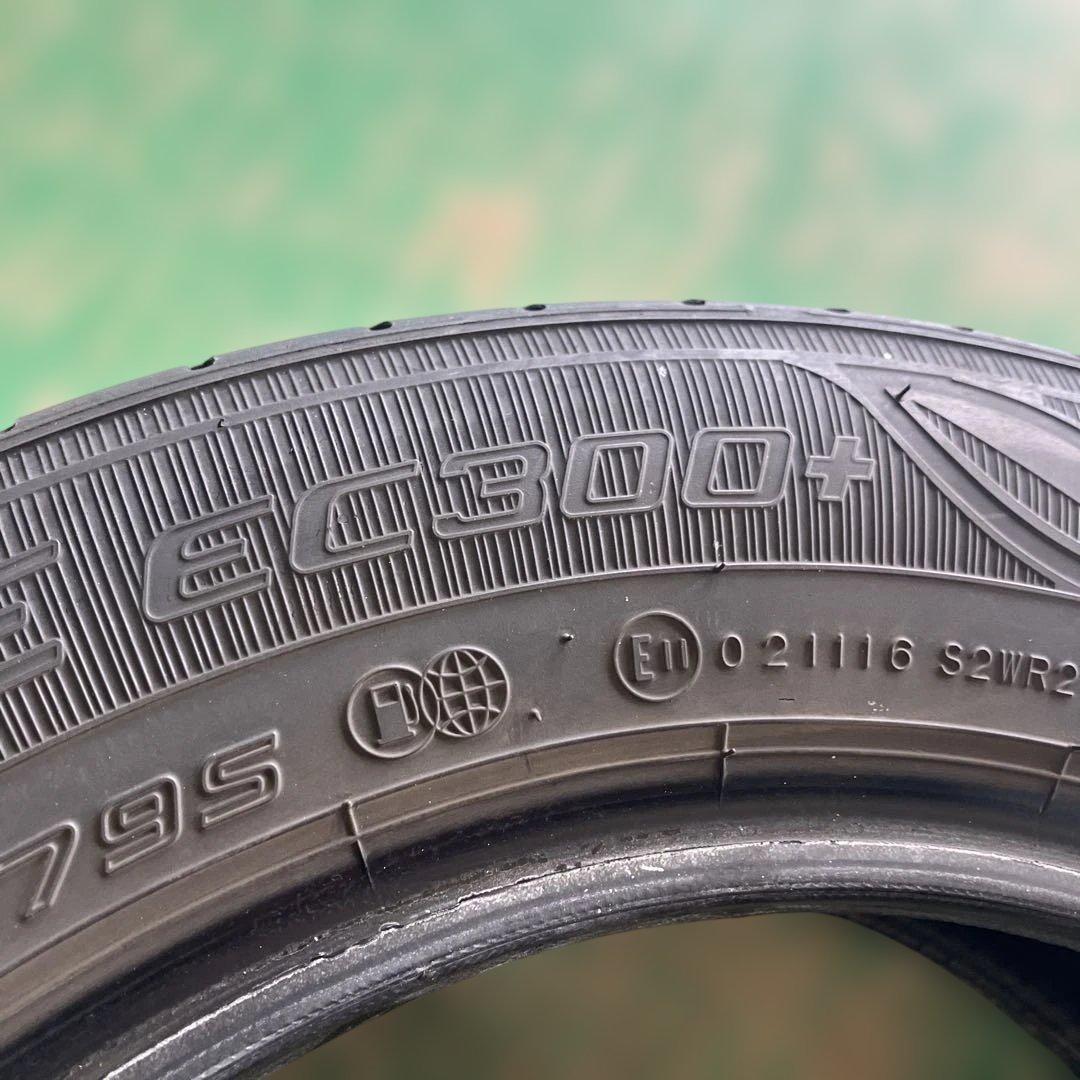 165/65R14 4本セットDUNLOP ENASAVE EC300+バリ山