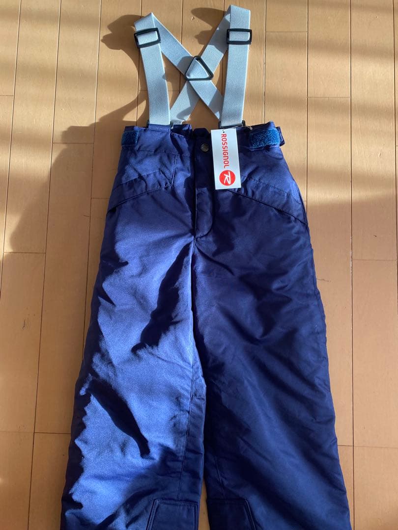 値下げ　ROSSIGNOL 子供スキーウェア ネイビー/ピンク　新品120サイズ