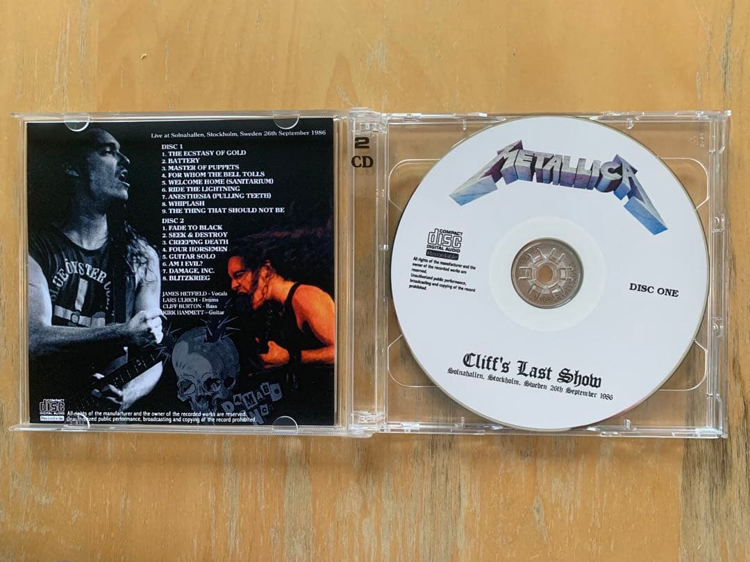 メタリカ/ アンスラックス/Too Fast to Live 3CD LIVE