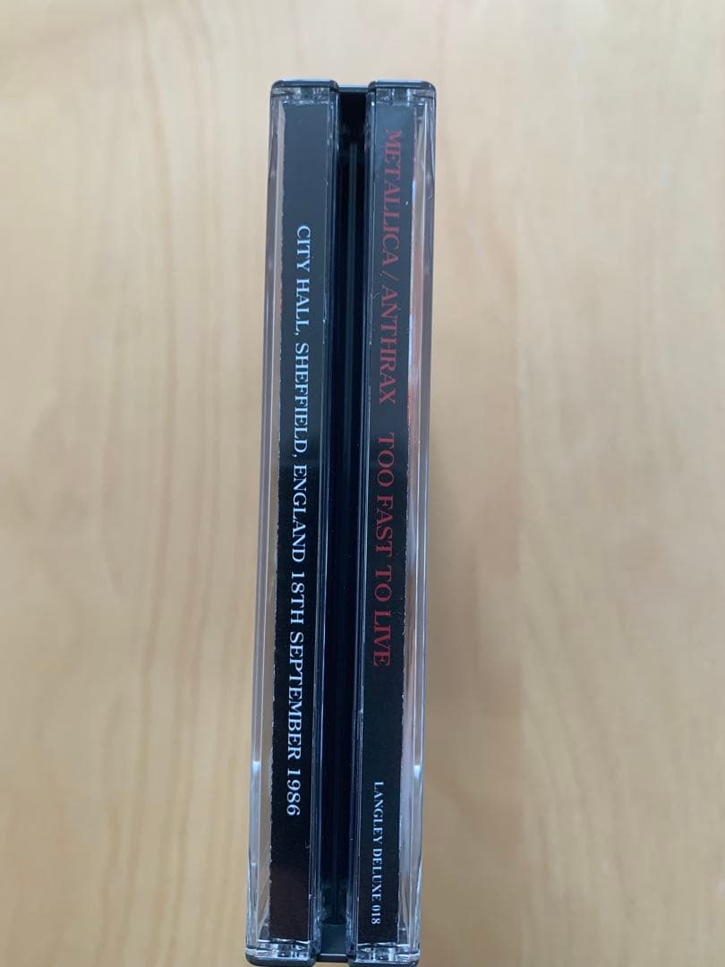 メタリカ/ アンスラックス/Too Fast to Live 3CD LIVE