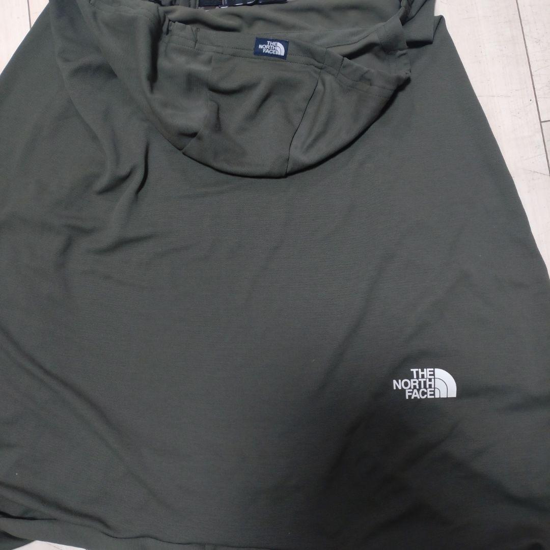 ノースフェイスBaby Sunshade Blanketケープ UV虫よけ深緑