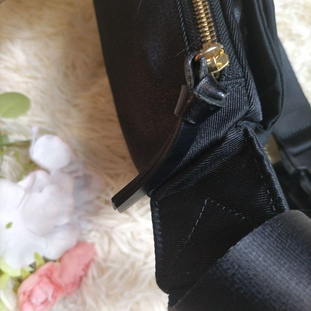 未使用品級♡LANVIN ランバンオンブルー　トロカデロ　ボディバッグ　ブラック