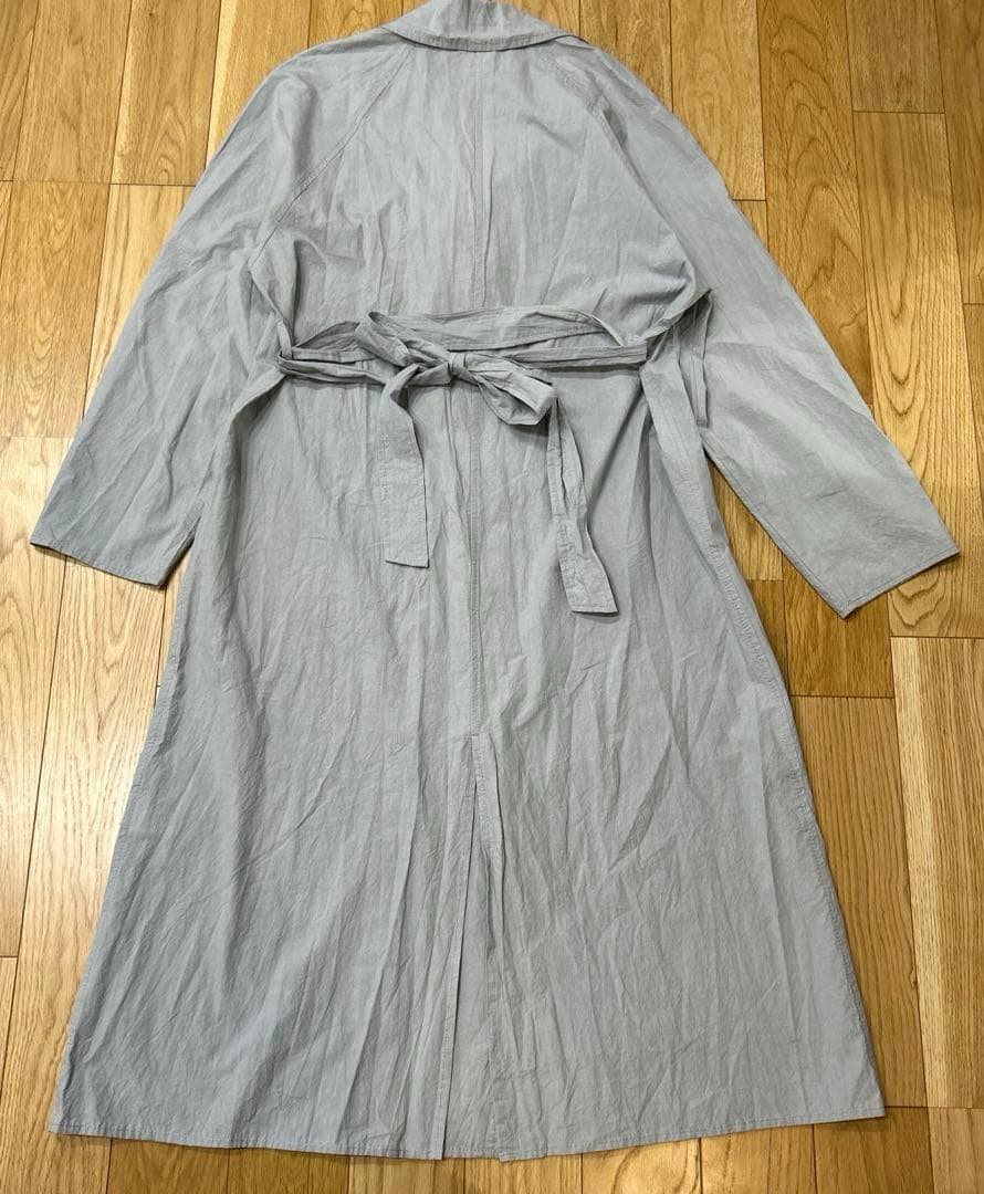 fig London フィグロンドン　タイプライターコート　fog blue