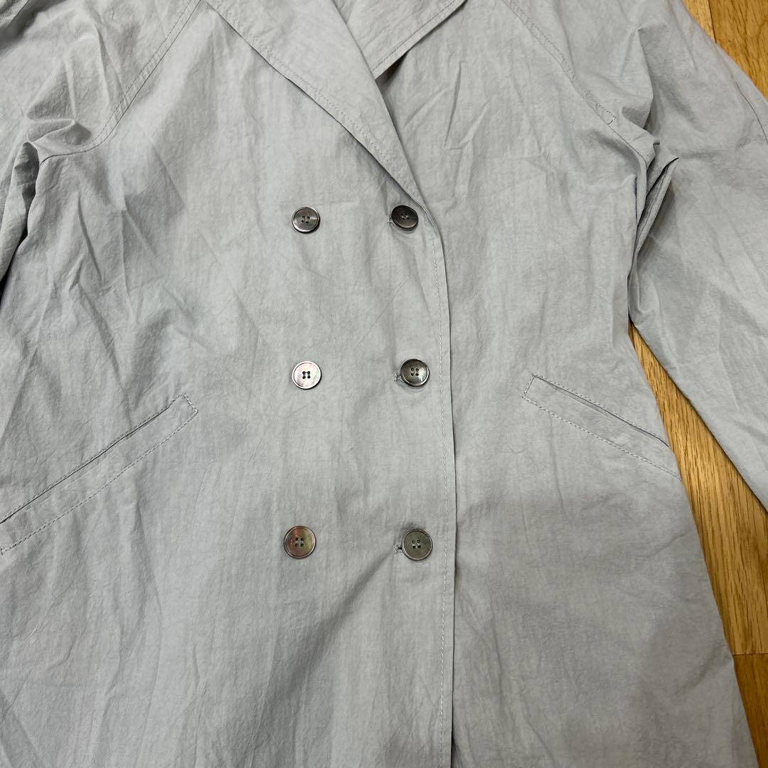 fig London フィグロンドン　タイプライターコート　fog blue