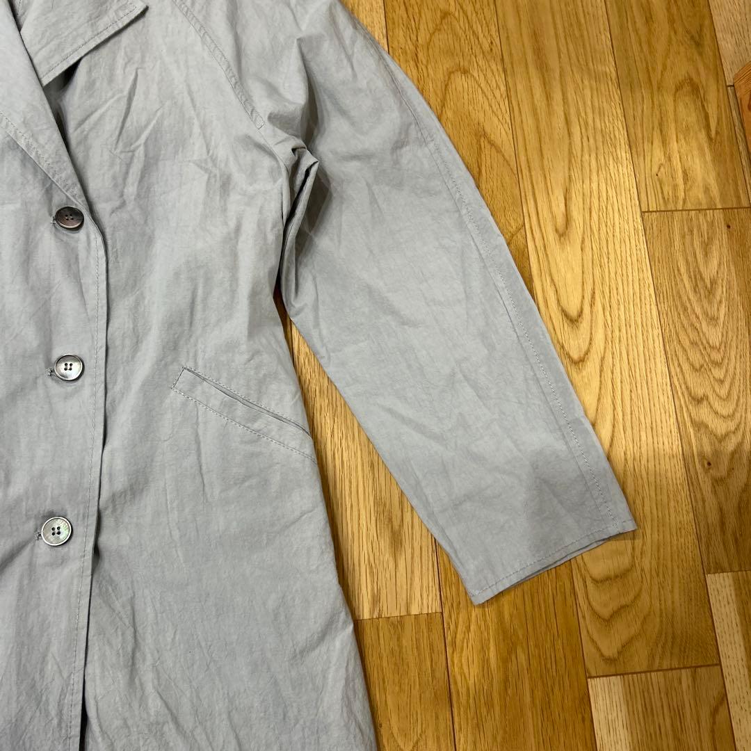 fig London フィグロンドン　タイプライターコート　fog blue