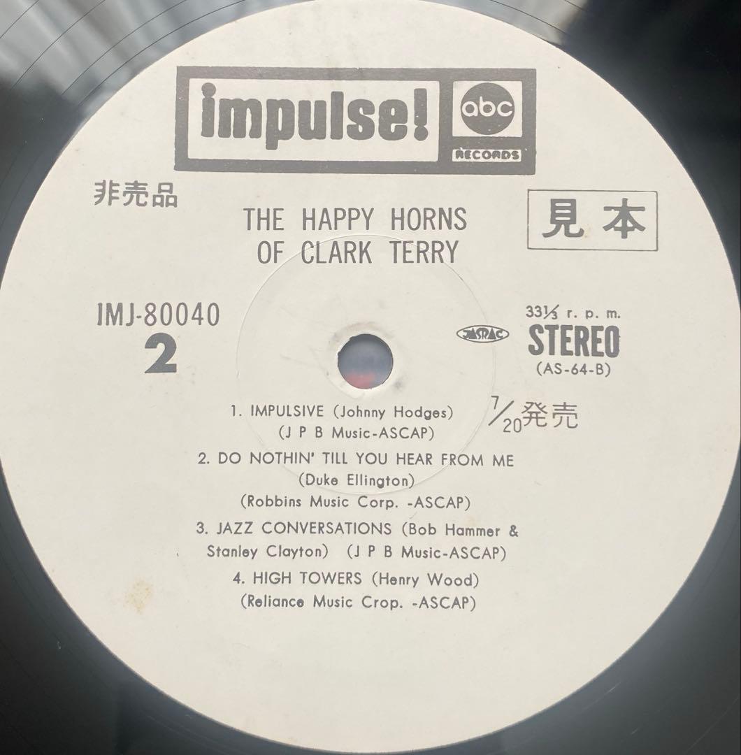 Clark Terry JAZZ ジャズ 見本盤 非売品 帯付 LP レコード
