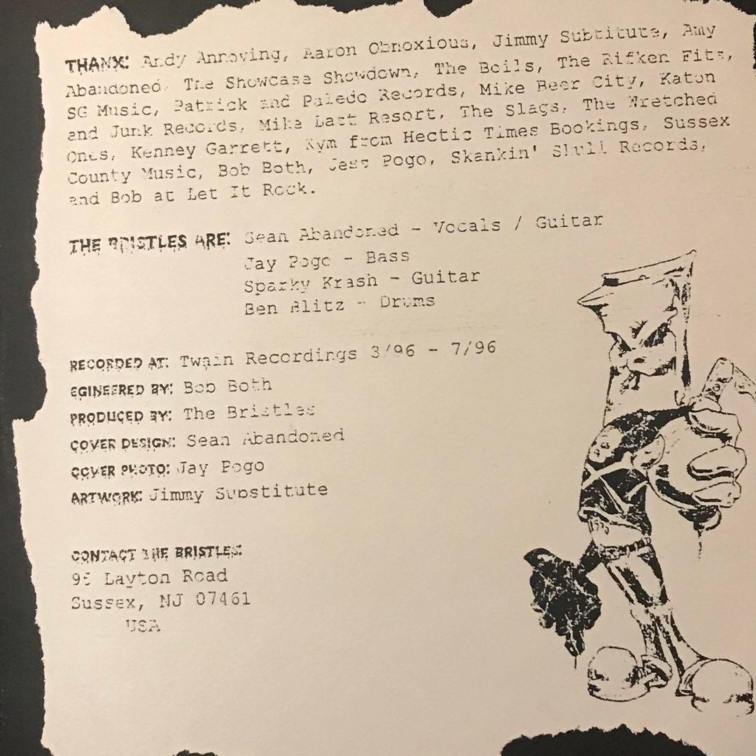 洋楽 THE BRISTLES - THIS BOMBS FOR YOU!