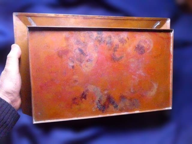銅製　ヴィンテージ　とても貴重な作りの良い「燗銅壺（かんどうこ）」特注品