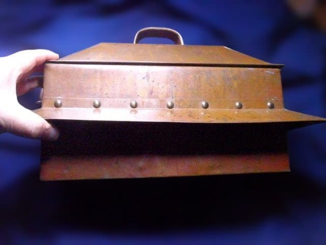 銅製　ヴィンテージ　とても貴重な作りの良い「燗銅壺（かんどうこ）」特注品