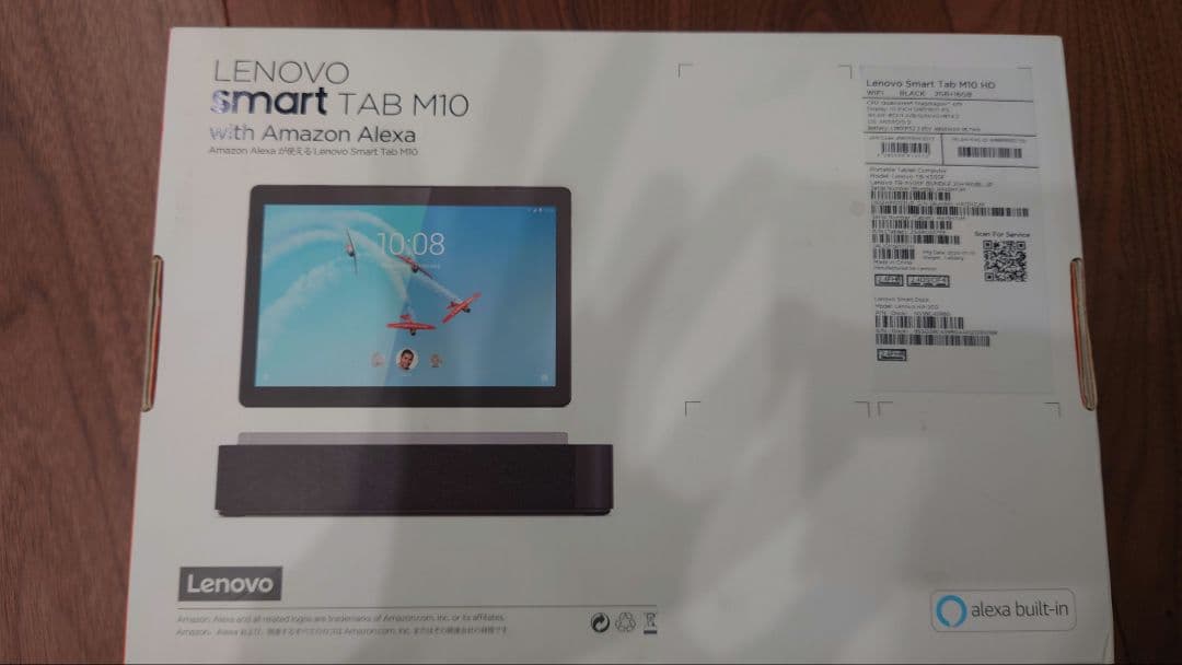 Androidタブレット本体 Lenovo Smart Tab M10 with Amazon Alexa