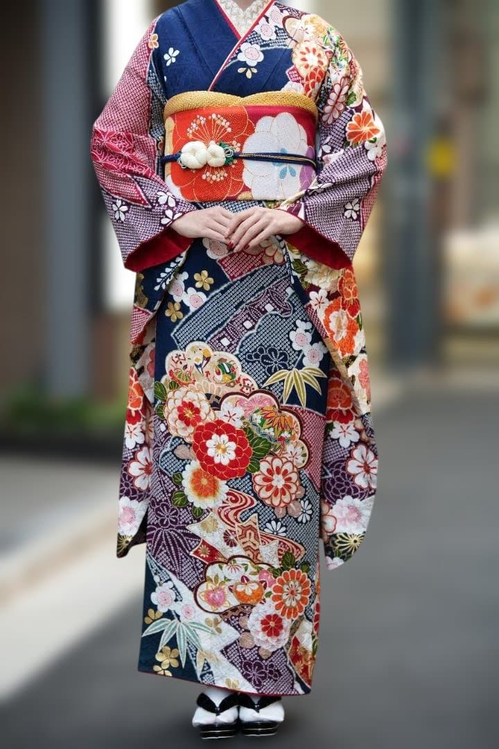 butterfly様振袖単品 【915】【150cm~160cmの方用
