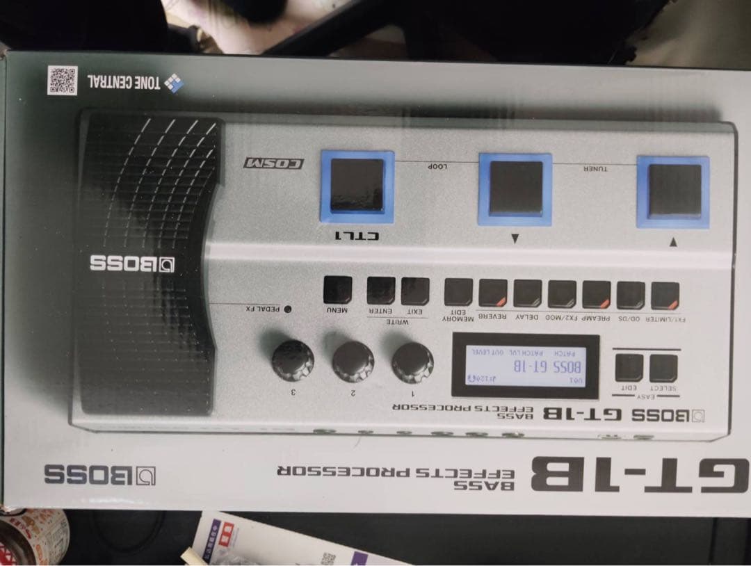 BOSS GT-1B ベースエフェクター ACアダプター付き