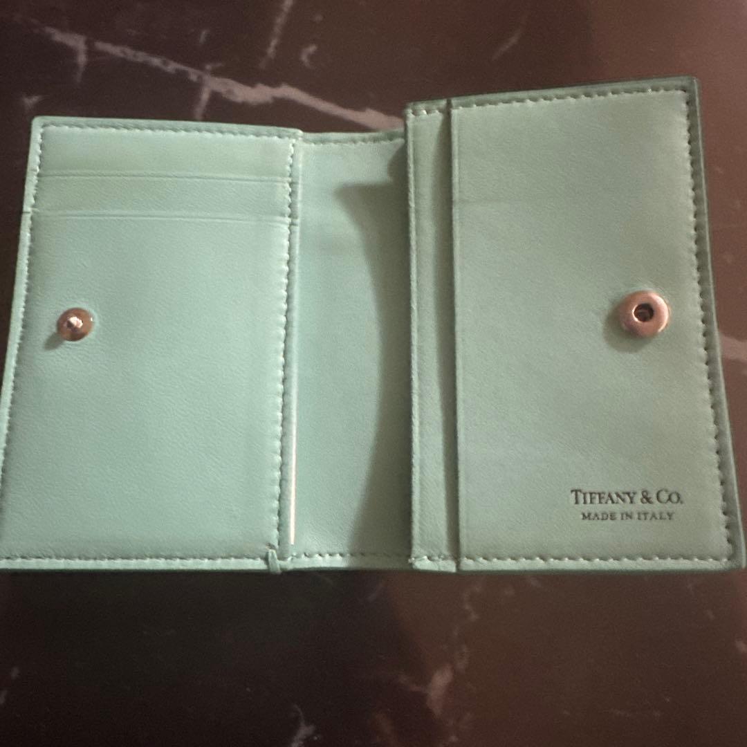Tiffany & Co. ミントグリーン 名刺入れ