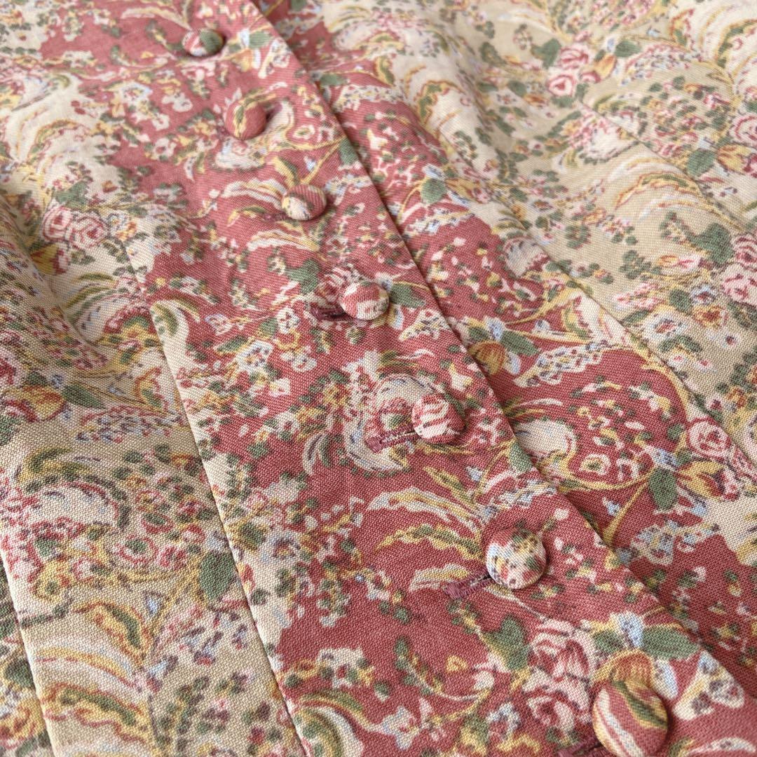 ✨レア✨貴重✨ラルフローレン花柄ジャケットショート丈ヴィンテージ上品デザイン