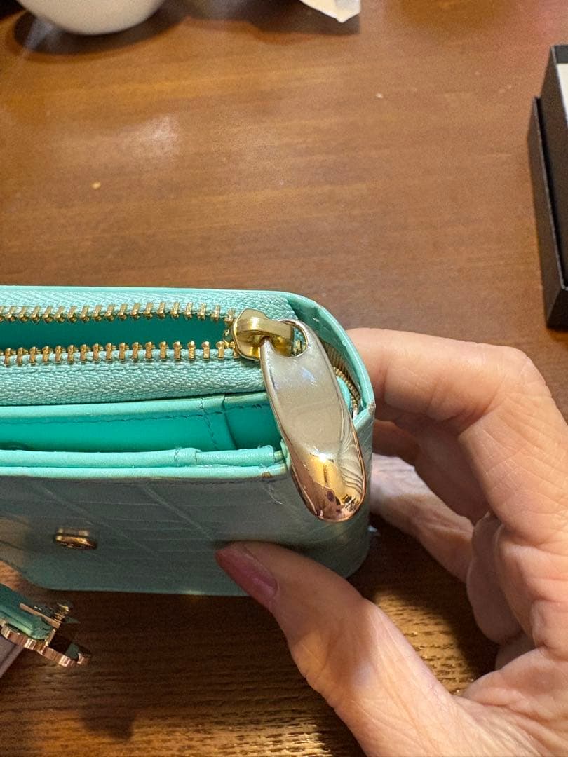 MARY QUANT ミントグリーン 二つ折り財布
