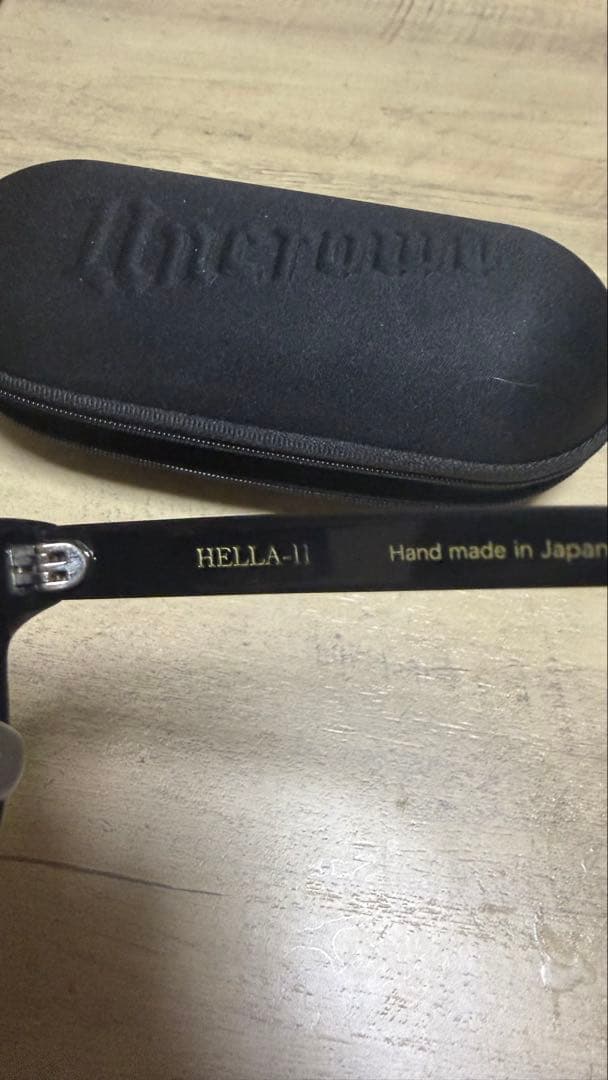 【美品】UNCROUD HELLA-II サングラス 日本製 ケース付き