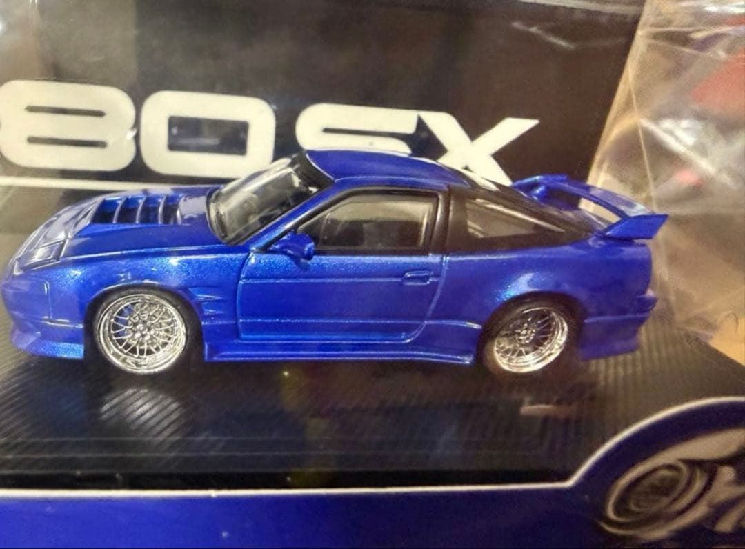 1/64 Micro Turbo NISSAN 日産 180SX type x青