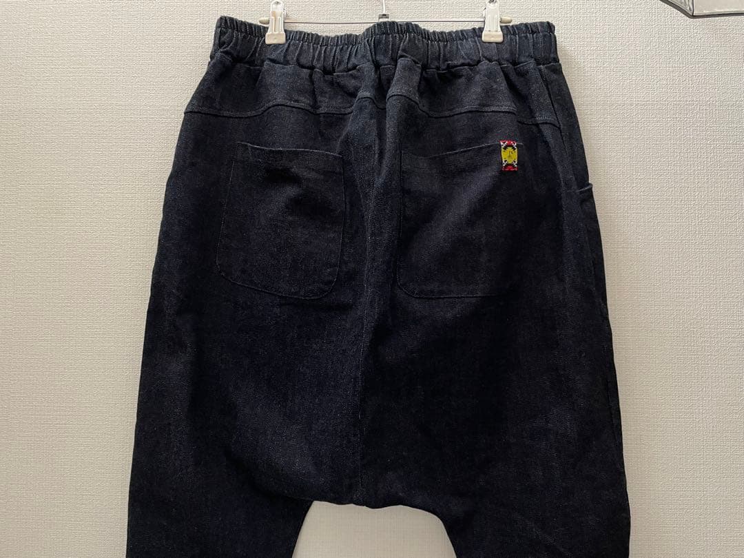 未使用に近い！レアセル スーパーストレッチニットサルエルデニム JAPAN