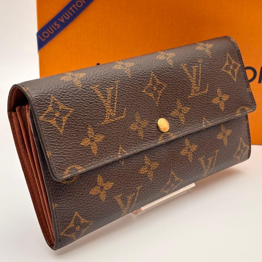 【鑑定済み】ルイヴィトン✨ポシェットポルトモネ クレディ✨モノグラム✨長財布