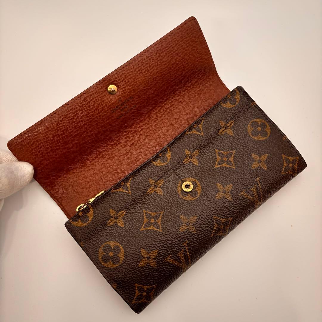 【鑑定済み】ルイヴィトン✨ポシェットポルトモネ クレディ✨モノグラム✨長財布