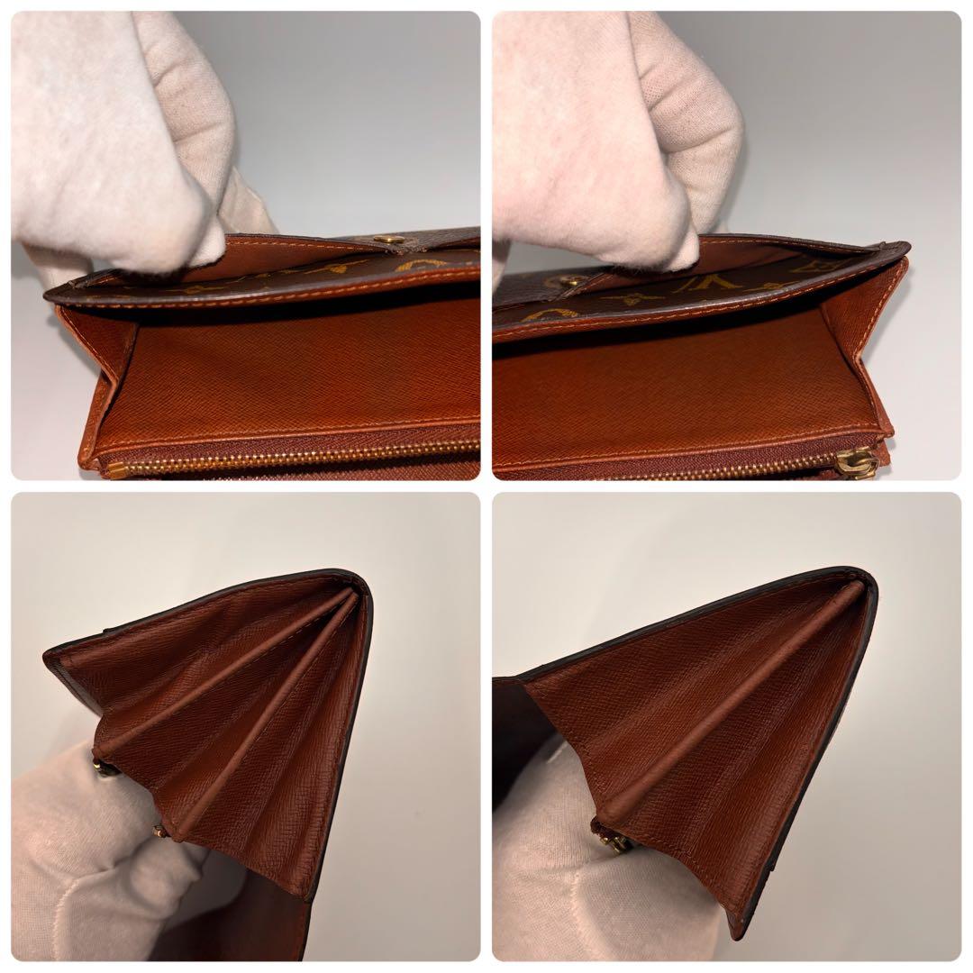 【鑑定済み】ルイヴィトン✨ポシェットポルトモネ クレディ✨モノグラム✨長財布