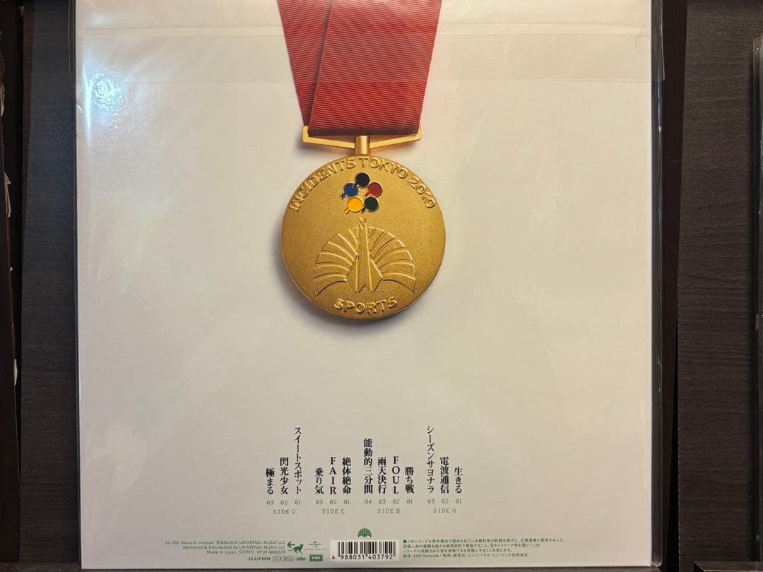 東京事変◾️椎名林檎◾️廃盤◾️2LP◾️スポーツ◾️開封のみ