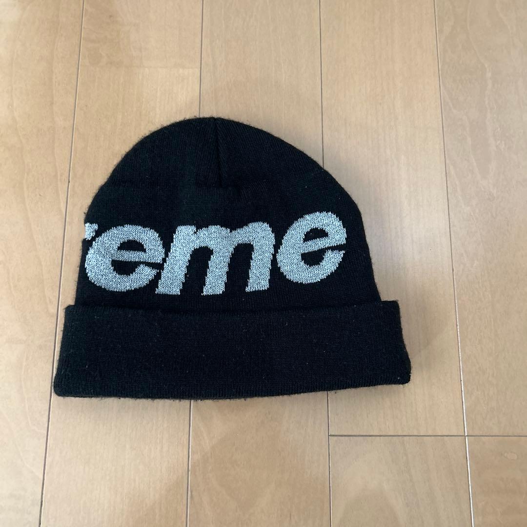 supremeビーニー　ニットキャップ