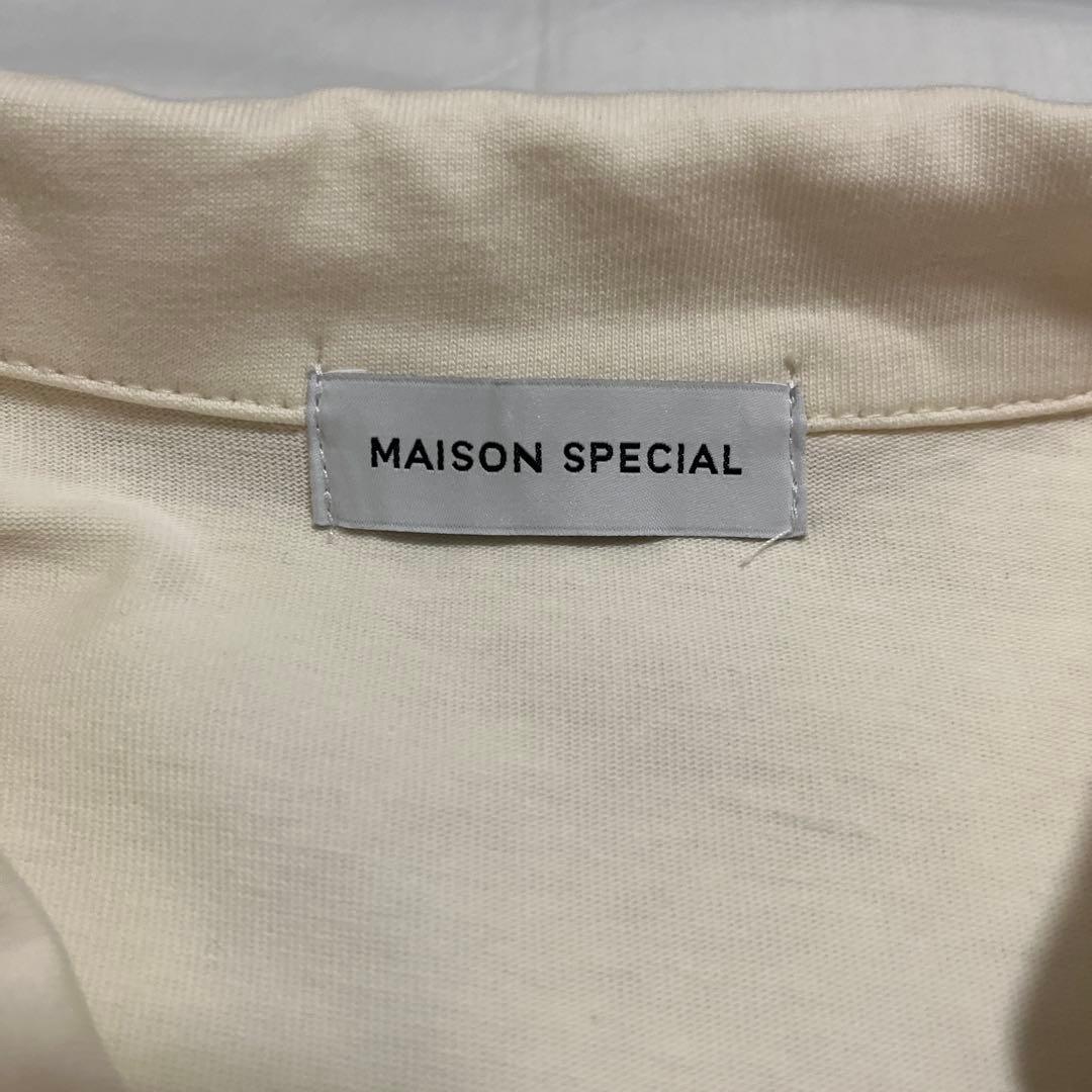 MAISON SPECIAL (メゾン スペシャル)長袖ポロシャツ